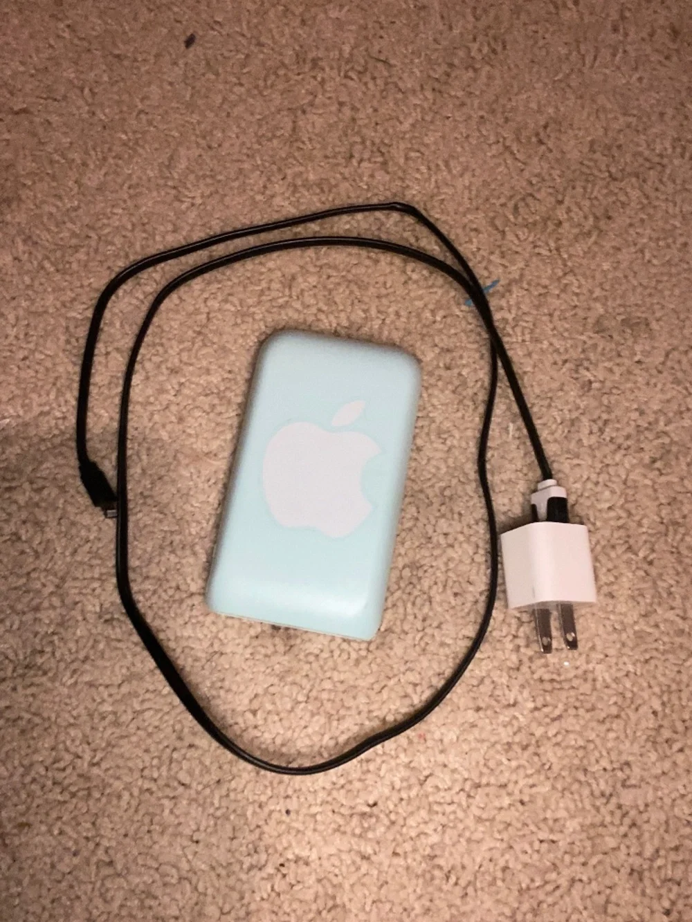 iPhone charger and portable Charger